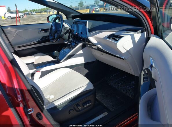 JTDBVRBD7HA001750 2017 TOYOTA MIRAI Red Вид салону спереду