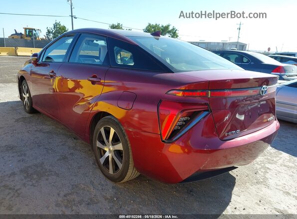 JTDBVRBD7HA001750 2017 TOYOTA MIRAI Red Задня ліва чверть