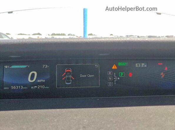 JTDBVRBD7HA003496 2017 TOYOTA MIRAI Silver Widok zestawu wskaźników