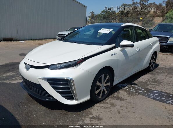 JTDBVRBD9HA002298 2017 TOYOTA MIRAI White Առջևի ձախ երեք քառորդ տեսարան