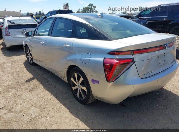 JTDBVRBD9KA006505 2019 TOYOTA MIRAI Silver უკანა მარცხენა