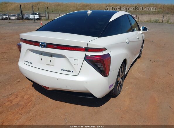 JTDBVRBDXJA005281 2018 TOYOTA MIRAI White უკანა მარჯვენა