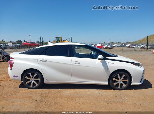 JTDBVRBDXJA005281 2018 TOYOTA MIRAI White უკანა სალონის ხედი