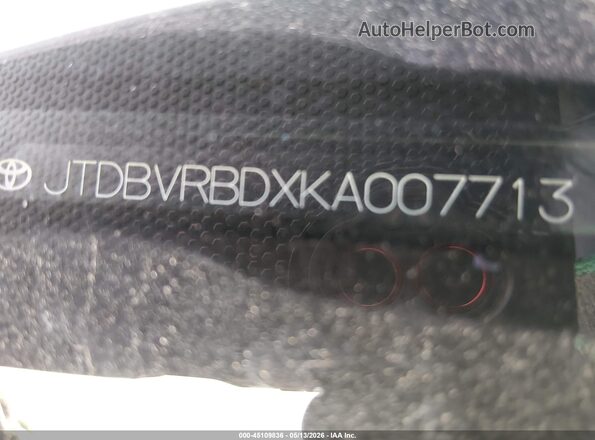 JTDBVRBDXKA007713 2019 TOYOTA MIRAI Серый Вид подкапотного пространства