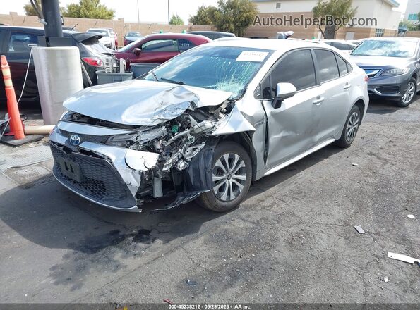 JTDEAMDE2MJ035493 2021 TOYOTA COROLLA Silver წინა მარცხენა ხედი სამი მეოთხედიდან