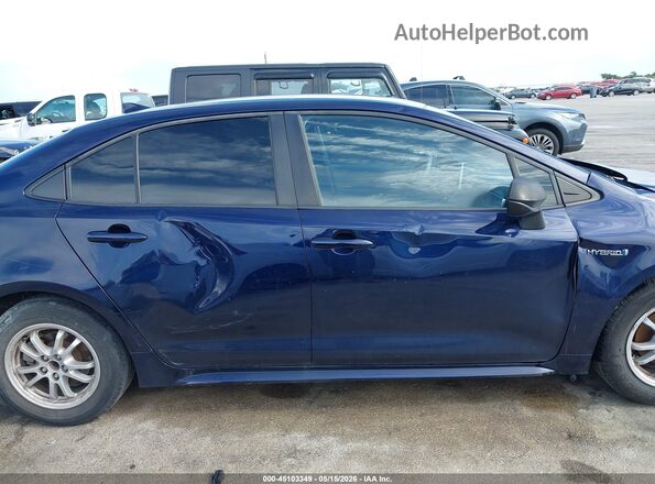 JTDEAMDE8MJ003700 2021 TOYOTA COROLLA Blue უკანა სალონის ხედი