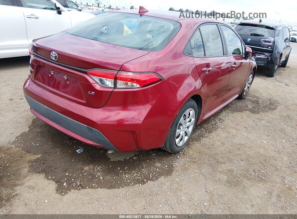 JTDEPMAE0NJ214510 2022 TOYOTA COROLLA Red Задня права чверть