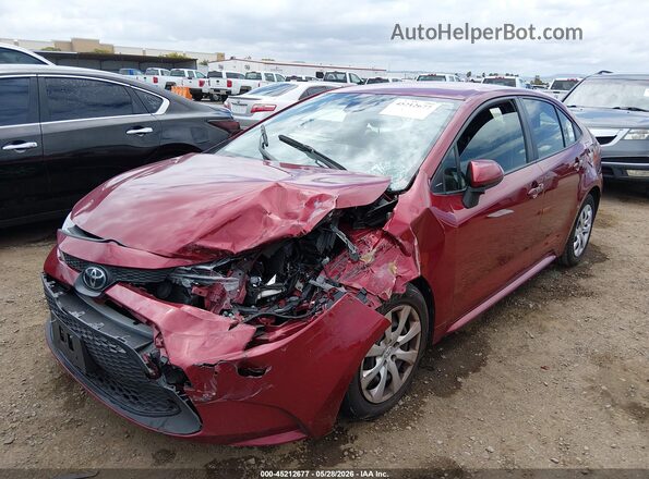 JTDEPMAE0NJ214510 2022 TOYOTA COROLLA Red Вид спереду