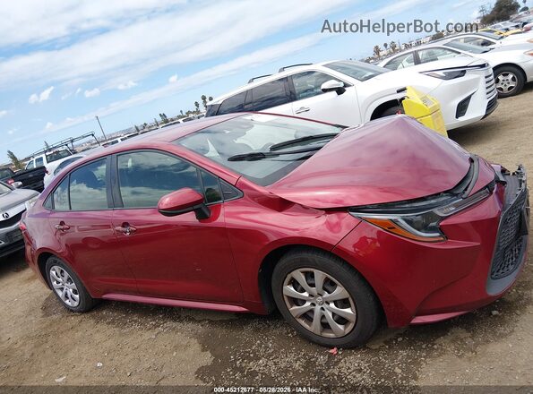 JTDEPMAE0NJ214510 2022 TOYOTA COROLLA Red Вид задньої частини салону