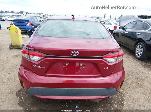 JTDEPMAE0NJ214510 2022 TOYOTA COROLLA Red 