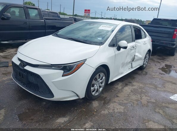 JTDEPMAE1MJ123129 2021 TOYOTA COROLLA White Առջևի ձախ երեք քառորդ տեսարան