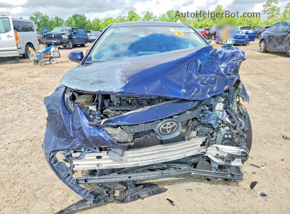 JTDEPMAE1MJ137290 2021 TOYOTA COROLLA Blue Front view