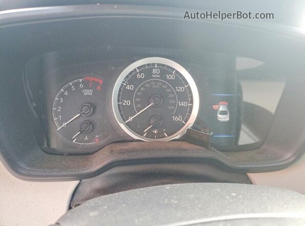 JTDEPMAE1MJ137290 2021 TOYOTA COROLLA Blue Instrument cluster view
