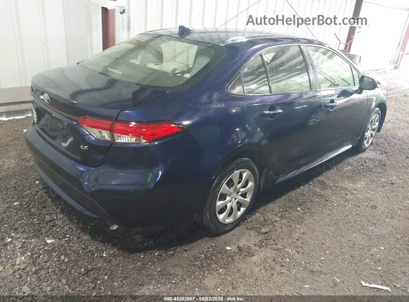 JTDEPMAE2MJ135466 2021 TOYOTA COROLLA Blue Задня права чверть
