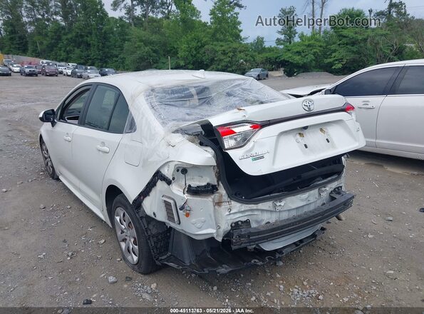 JTDEPMAE2MJ138738 2021 TOYOTA COROLLA White Trasero izquierdo