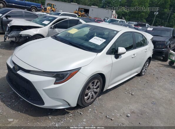 JTDEPMAE2MJ138738 2021 TOYOTA COROLLA White Vista tres cuartos delantera izquierda