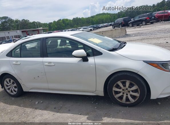 JTDEPMAE2MJ138738 2021 TOYOTA COROLLA White Vista del cuadro de instrumentos