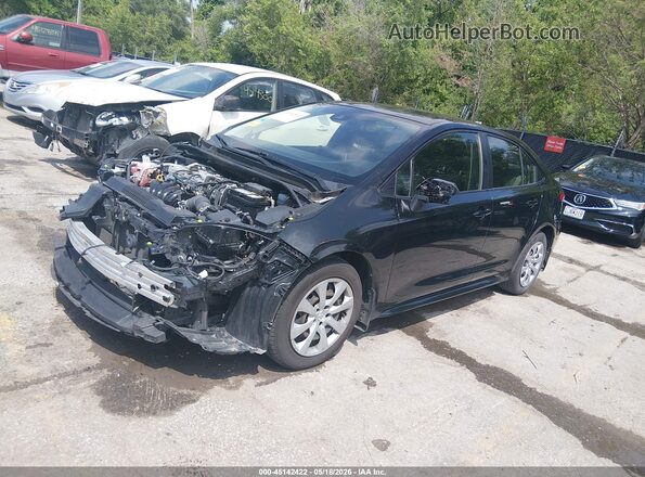 JTDEPMAE2MJ180861 2021 TOYOTA COROLLA Black Առջևի ձախ երեք քառորդ տեսարան
