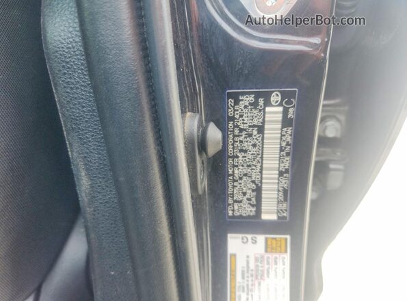JTDEPMAE2NJ222043 2022 TOYOTA COROLLA Black 