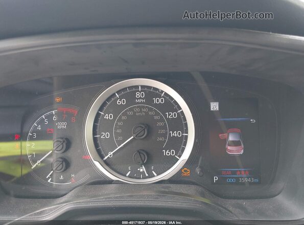 JTDEPMAE5N3031060 2022 TOYOTA COROLLA White Вид задніх сидінь