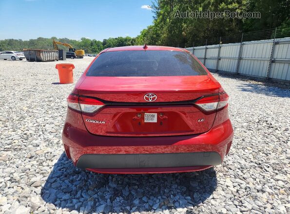 JTDEPMAE6MJ128889 2021 TOYOTA COROLLA Red Հետևի տեսք