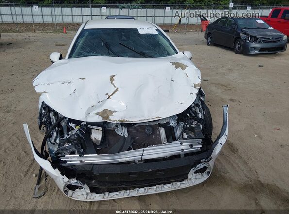 JTDEPMAE6MJ133154 2021 TOYOTA COROLLA White Widok zestawu wskaźników