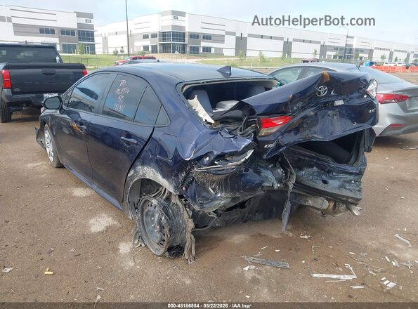 JTDEPMAE6MJ142811 2021 TOYOTA COROLLA Blue უკანა მარცხენა