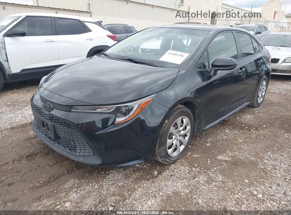 JTDEPMAE6MJ172231 2021 TOYOTA COROLLA Black წინა მარცხენა ხედი სამი მეოთხედიდან