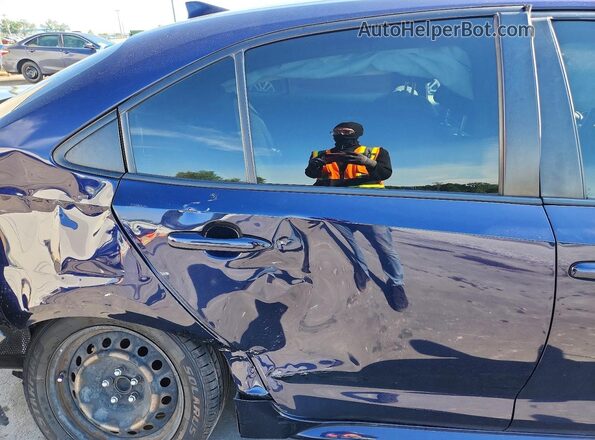 JTDEPMAE6MJ178014 2021 TOYOTA COROLLA Blue უკანა სავარძლების ხედი