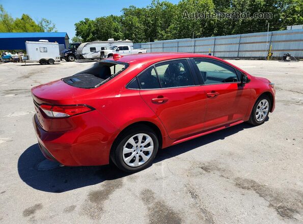 JTDEPMAE7MJ171959 2021 TOYOTA COROLLA Red უკანა მარჯვენა