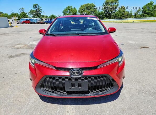 JTDEPMAE7MJ171959 2021 TOYOTA COROLLA Red წინა ხედი