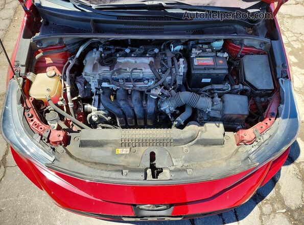 JTDEPMAE7MJ171959 2021 TOYOTA COROLLA Red უკანა სალონის ხედი