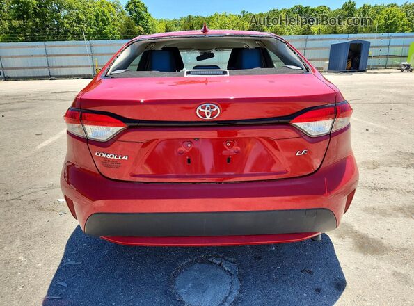 JTDEPMAE7MJ171959 2021 TOYOTA COROLLA Red უკანა ხედი