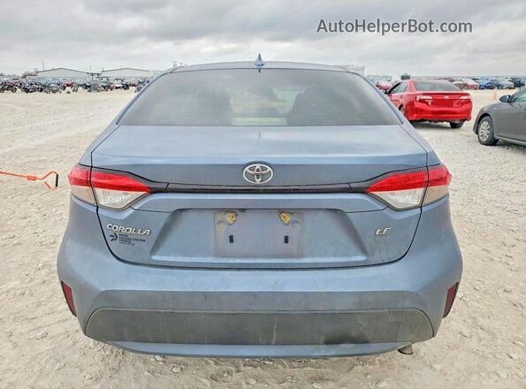 JTDEPMAE7NJ230333 2022 TOYOTA COROLLA Blue უკანა ხედი