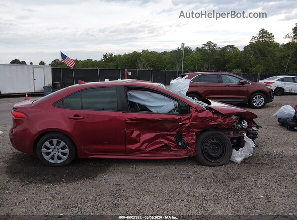 JTDEPMAE8NJ200693 2022 TOYOTA LL Red Вид щитка приладів