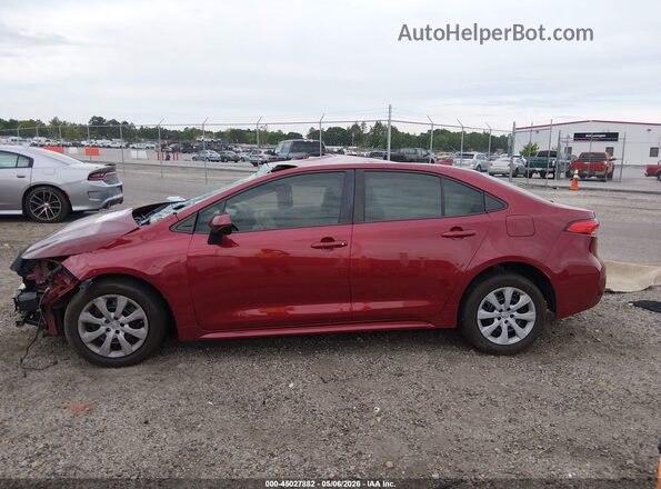 JTDEPMAE8NJ200693 2022 TOYOTA LL Red Вид задньої частини салону