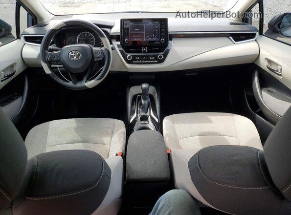 JTDEPMAE9N3006095 2022 TOYOTA COROLLA Blue Առջևի վահանակի տեսք