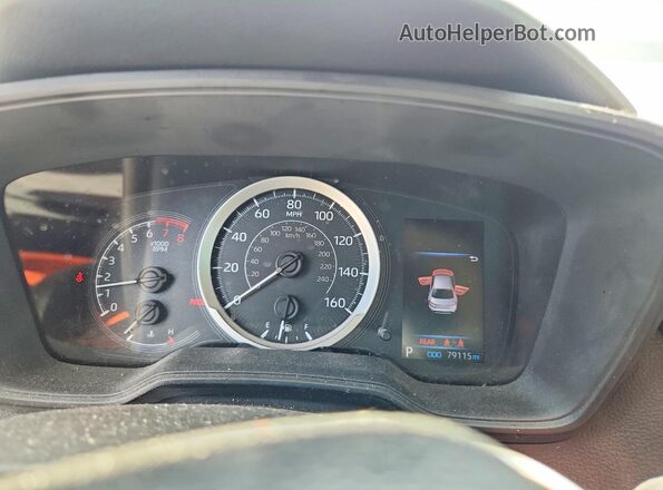 JTDEPMAEXMJ146599 2021 TOYOTA COROLLA Silver Widok zestawu wskaźników