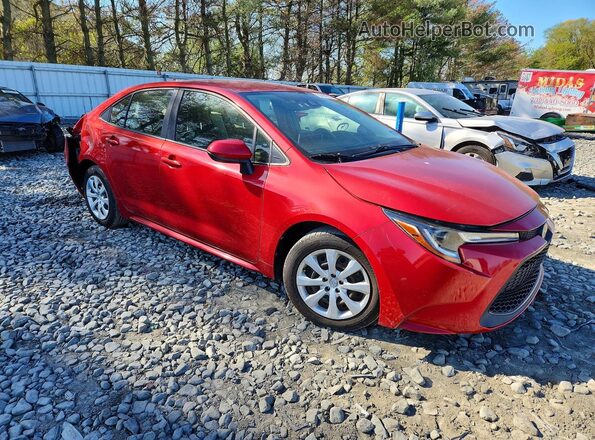 JTDEPRAE3LJ104870 2020 TOYOTA COROLLA Red 