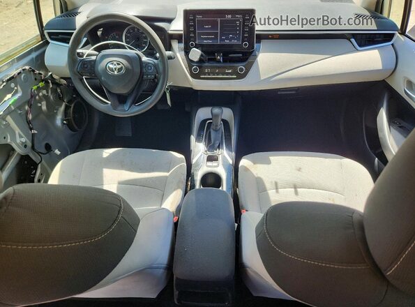 JTDEPRAE4LJ018922 2020 TOYOTA COROLLA Silver Առջևի վահանակի տեսք