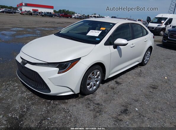 JTDEPRAE4LJ058496 2020 TOYOTA LL White Vista tres cuartos delantera izquierda