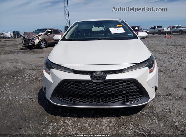 JTDEPRAE4LJ058496 2020 TOYOTA LL White Vista del cuadro de instrumentos