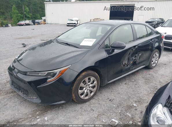 JTDEPRAE5LJ010375 2020 TOYOTA COROLLA Black Առջևի ձախ երեք քառորդ տեսարան