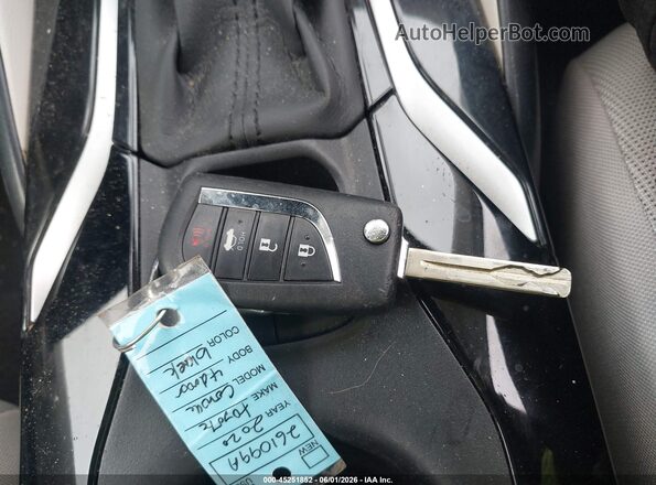 JTDEPRAE5LJ010375 2020 TOYOTA COROLLA Black Առջևի վահանակի տեսք