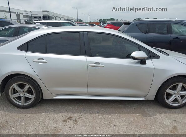 JTDEPRAE5LJ061939 2020 TOYOTA COROLLA Silver Սալոնի հետևի տեսք
