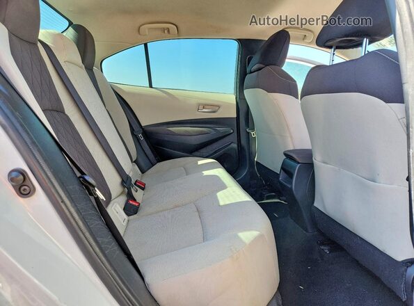 JTDEPRAE6LJ050836 2020 TOYOTA COROLLA Белый Вид задних сидений