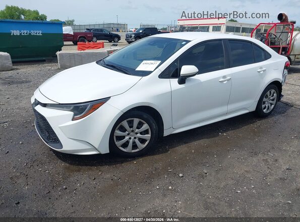 JTDEPRAE6LJ053865 2020 TOYOTA LL White Vista tres cuartos delantera izquierda