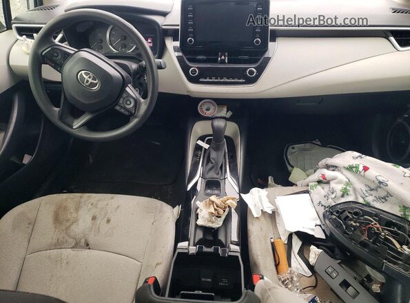 JTDEPRAE6LJ071444 2020 TOYOTA LL Silver Dashboard view