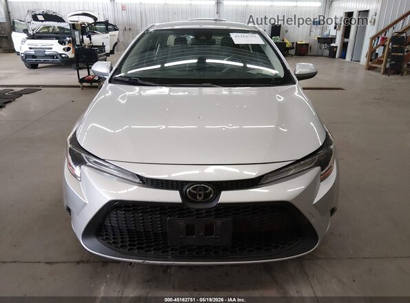 JTDEPRAE7LJ029199 2020 TOYOTA COROLLA Silver Widok wnętrza z tyłu