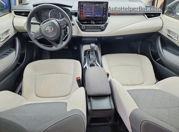JTDEPRAE7LJ041918 2020 TOYOTA COROLLA White Вид панелі приладів
